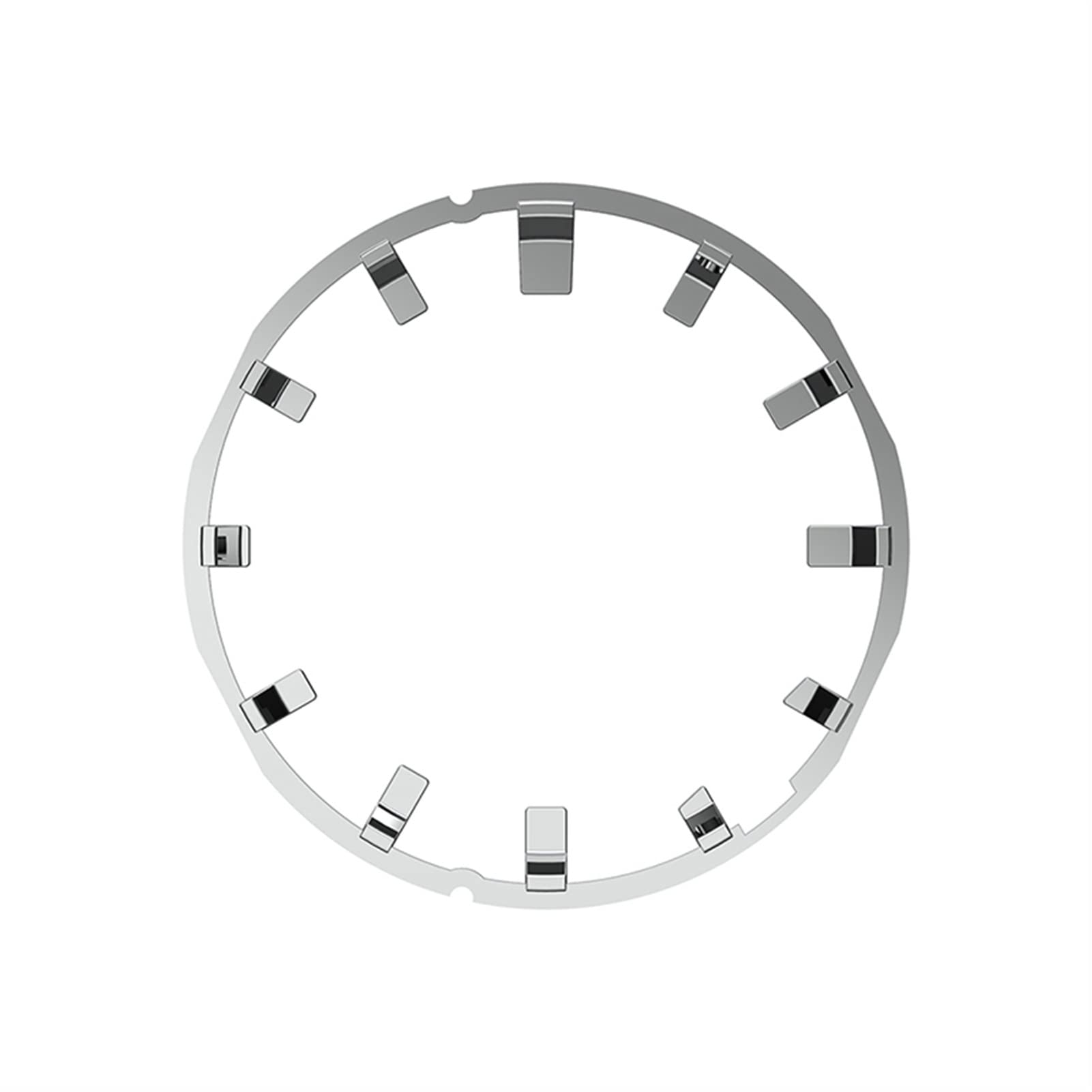 Anneau d'échelle GA2100 argent cadran montre de précision