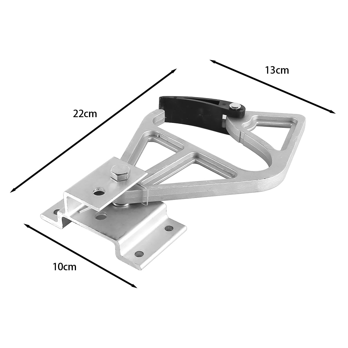 Kit de verrouillage d'échelle en aluminium 2 pièces Verrous d'échelle extensibles Verrouillage d'échelle à boucle à disque en fleur de prunier Verrous