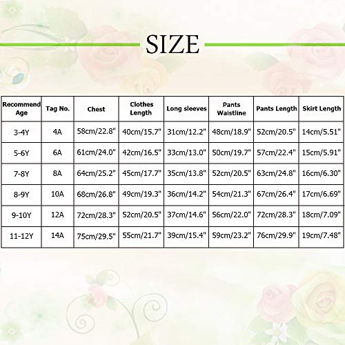 Tfjh E TFJHE0GS2483 2-Piece Long Sleeve Girls Rash Guard Sets Swimsuits Uv 50+ Athletic Bathing Suits Ruffe Skirt Hotpink Scale 4A thumb #5