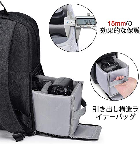 カメラ用mountainリュック バック Outdoor Camera Backpack Large Photography Bag with Laptop