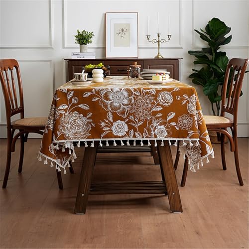 Nappe de table fleurie pour repas de famille et décoration de buffet - 4