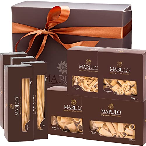 MARULO Artisan Italian Gourmet Homemade Pasta Gift Basket Box Set