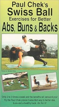 VHS Tape Paul Chek's Swiss Ball Exercises for Better Abs, Buns & Backs Book