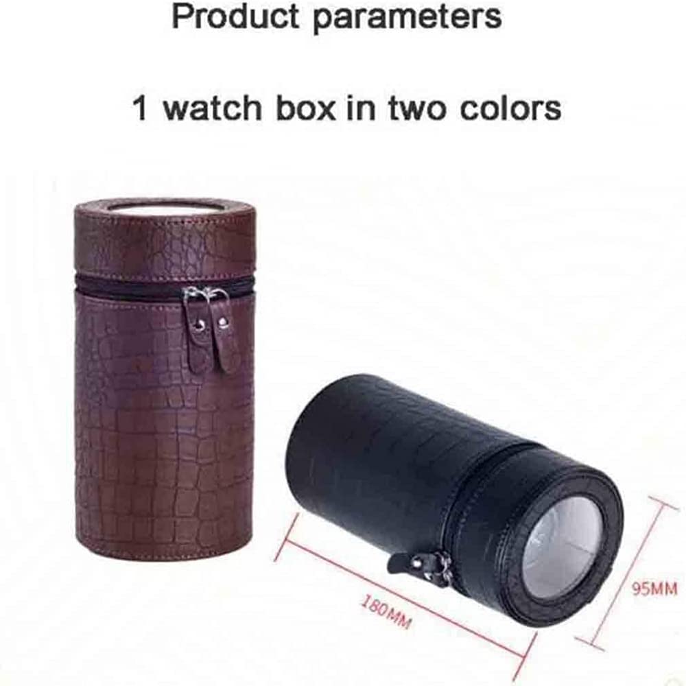 PU Leder Automatische Uhrenbeweger Box Fur Automatikuhren 1 Uhren, Watch Winder Box Mit 3 Modi & Leisem Motor, Batteriebetriebenem Oder Netzteil