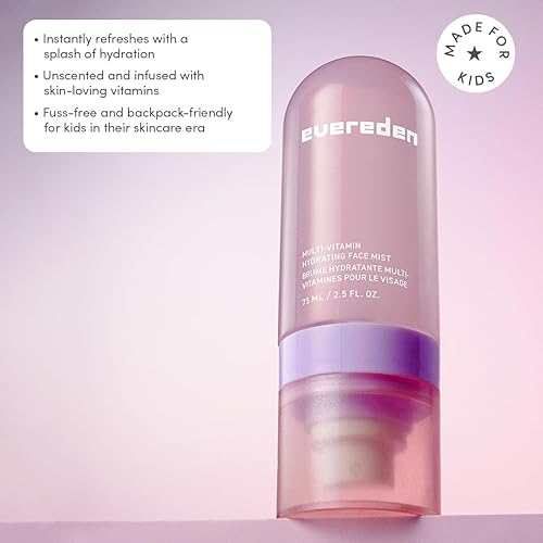 Miniatura 3 de Evereden Spray hidratante multivitamínico para el rostro y desenredante para niños Spray nutritivo para el cuidado de la piel y desenredante 4 en 1