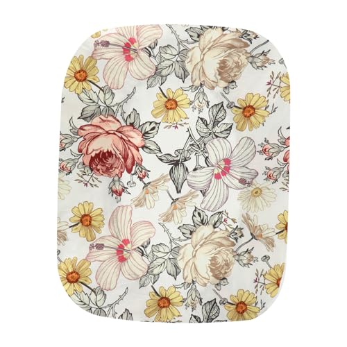 FRCOLOR Babylaken Spannbettlaken für Neugeborene und Kleinkinder Abnehmbar Maschinenwaschbar Strapazierfähig Passend für Babybettmatratzen Pflegeleicht für Babyzimmer und