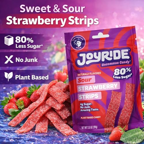 Joyride Sweets Candy Joyride Sour Candy Strips - 3.5oz-Gummy Candy, - image 2