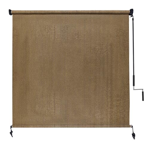 Image of Amagenix Outdoor Roller Shades, Patio Shades Roll Up Blinds for Porch