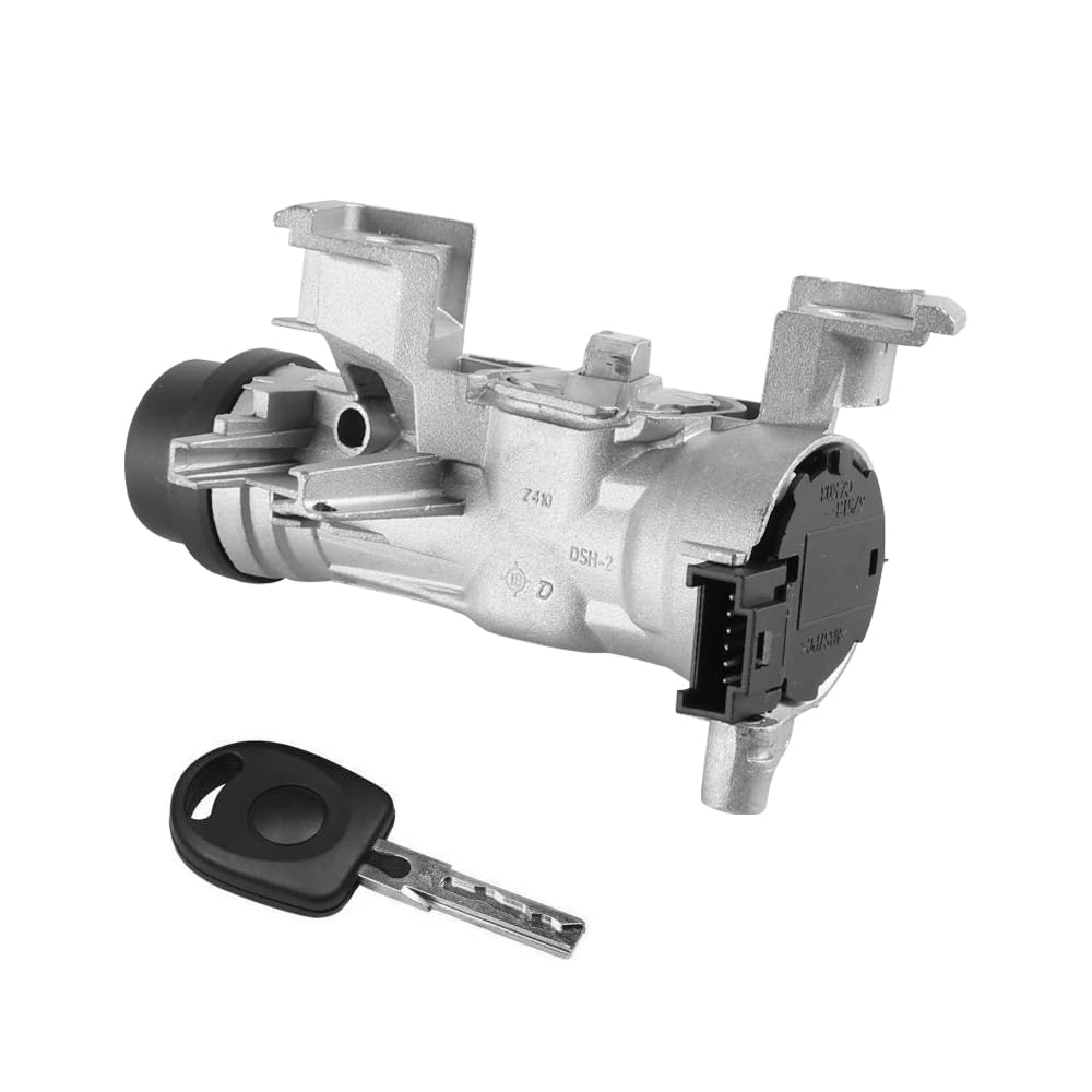 Interruptor de Encendido Bloqueo de Encendido Interruptor de Arranque con Llave 1K0905851B Reemplazo para MK5 MK6 A3 8P
