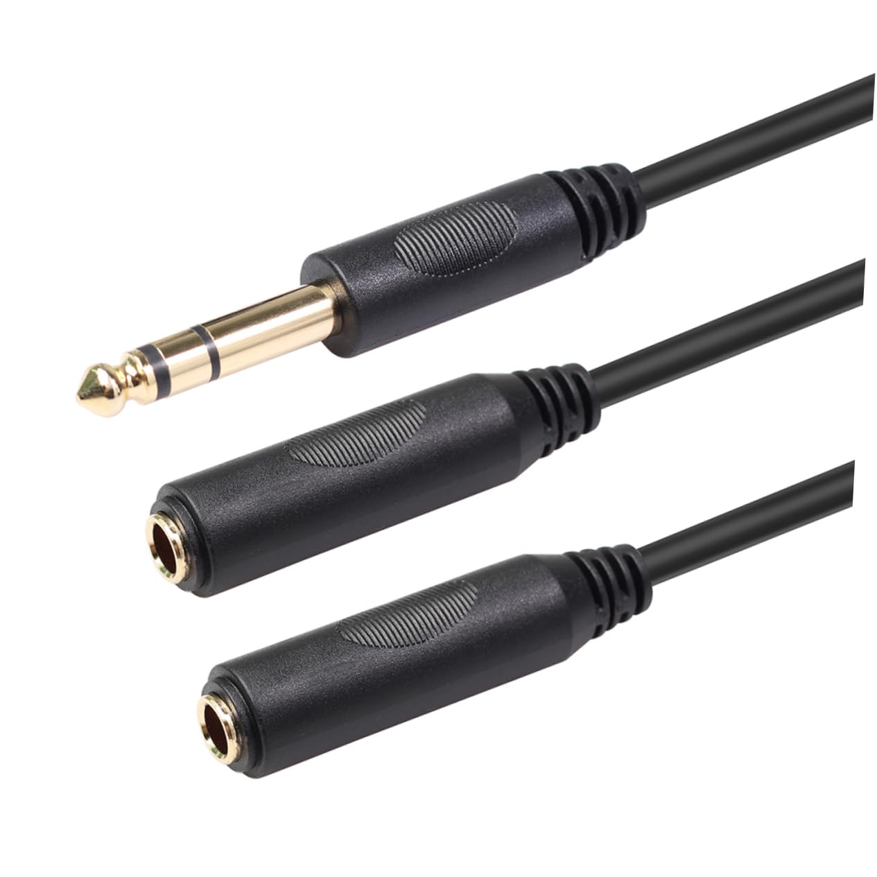 DOITOOL Cable Estéreo De 6 35 Mm para Auriculares Adaptador Divisor En Y para Conectar Auriculares A Una Computadora Portátil.