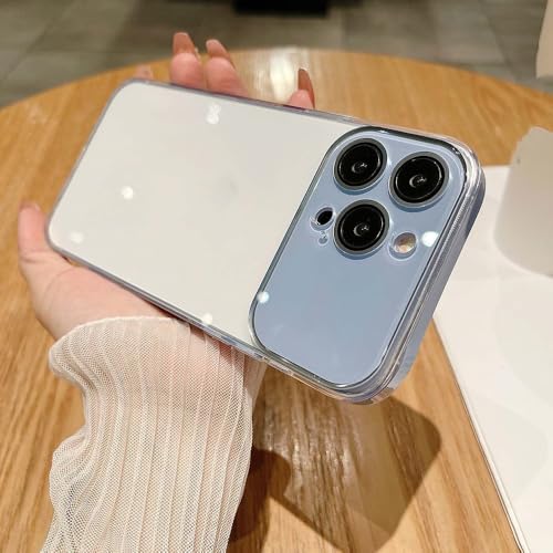 Coque iPhone 13 Pro Max antichoc en verre bleu pour préserver vos photos en voyage