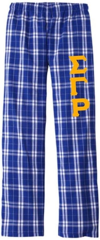 Greekgear Sigma Gamma Rho Women's Flannel Plaid Pant - PJ's