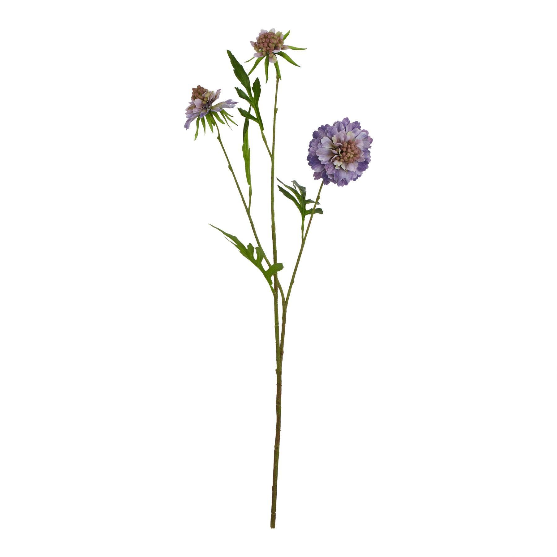 Hill Interiors The Natural Garden Collection Scabious Stem Artificial Plant (One Size) (Purple)