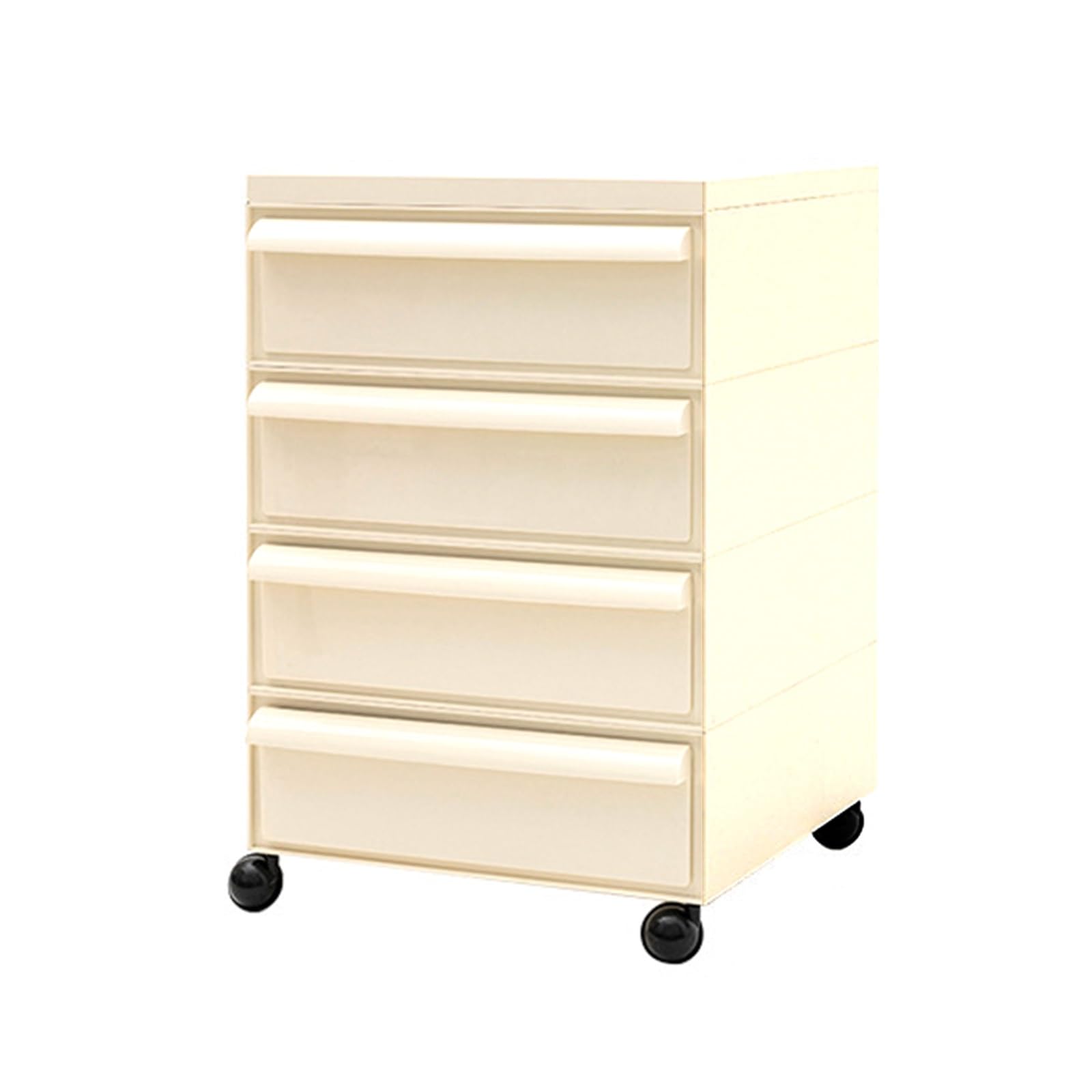 Aioneer Mobile Storage Cabinet For Home Office With Wheels - Under-Desk Drawer Organizer Versatile File Cabinet For Document Organization And Space Management-Wei?-4-layer