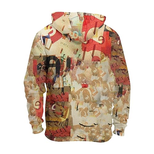 GOFULY Mens Sweatshirt Hoodie Lightweight Fall Tie Dye Hoodies Long Sleeve Pullover Sweatshirts Drawstring Shirt With Pocket3