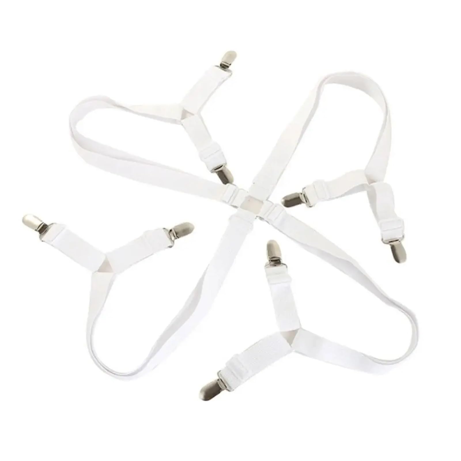 ZMCGNO Adjustable Elastic Bed Sheet Holder Mattress Clip Fasteners Cover Blankets Non-Slip Fixing Strap Grippers Universal