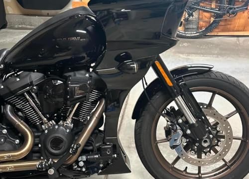 Cache latéral carénage noir pour Softail Low Rider ST FXLRST - 3