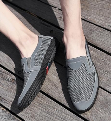 Mens Loafers Shoe Breathable Lightweight Simple Comfortable Resistant Party Outdoor Shoes4