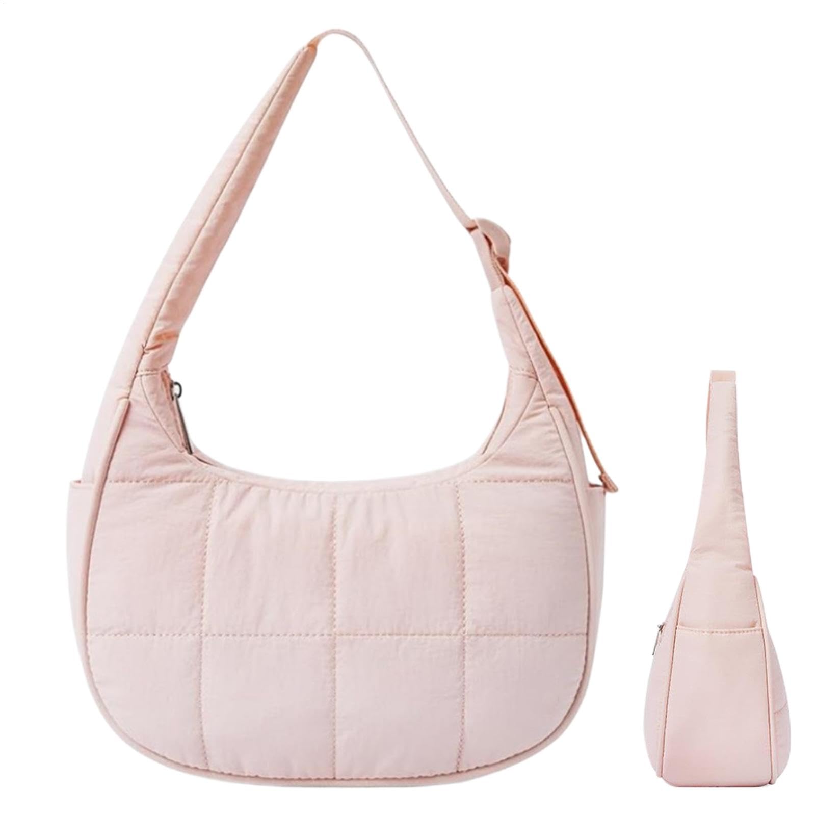 Sac à bandoulière Crescent sac nylon matelassé sac hobo boho - 8
