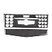 Aramox Car Control Panel Trim, 2PCS Carbon Fiber Car Interior Decorative Trim Control Panel Frame for Mercedes C Class Left Drive (A)