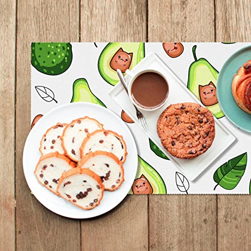 Sets de table anti-taches et chaleur lot de 6 avocats pour protéger votre table - 7