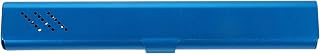 LALAFINA Breathable Aluminum Toothbrush Travel Case with Solid Frame | Vented Design, Smooth Outer Layer, Compact Silhouette, Blue Finish, for Camping, Travel, Toiletry Bags