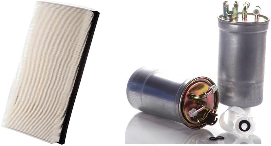 Fuel Filter 2PC for Volkswagen 1999 2000 2001 2002 2003 for Volkswagen Golf 2004 2006 1999 2000 2001 2002 2003 for Volkswagen Jetta 2005 2000 2002