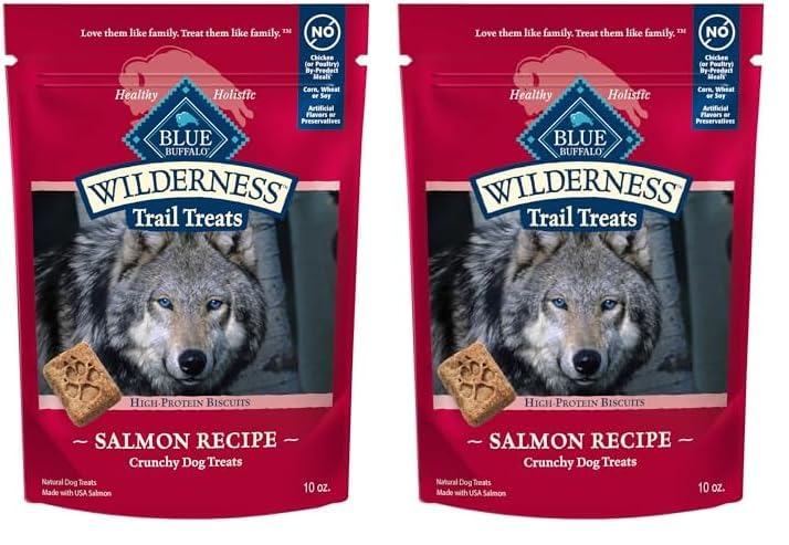 Blue Buffalo Wilderness Trail Treats High Protein Grain Free Crun...