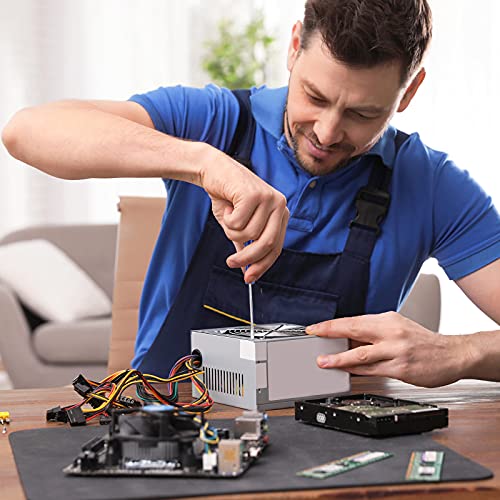 5 Pieces Magnetic Pocket Screwdriver Mini Pocket Screwdriver With Clip Small Slotted Head Screwdriver Tool Set For Home Office Gadgets Repair Tool Mechanics Electricians Technician (Blue) #TOP6