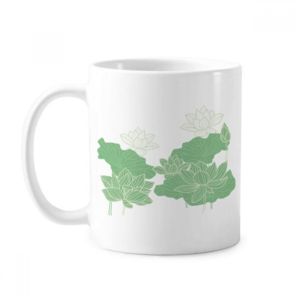 Mug Lotus Flower en poterie multicolore pour vos pauses café au bureau