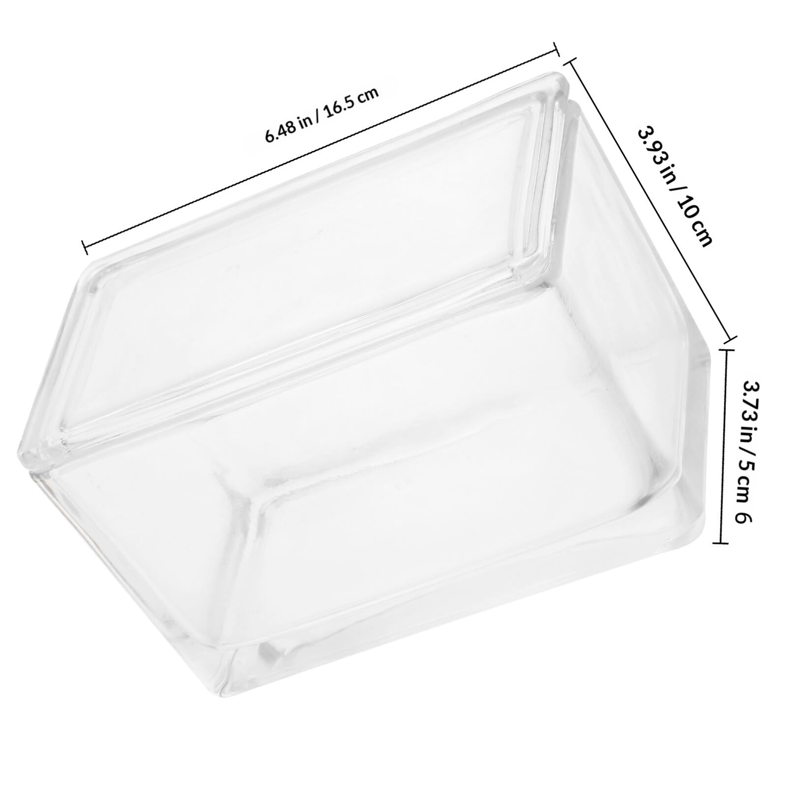 VALICLUD Estuche para Tinción de Vidrio con Capacidad para 60 Portaobjetos, Accesorios para Microscopios, Estructura Vertical y Horizontal, Material Vidrio, Adecuado para Experimentos