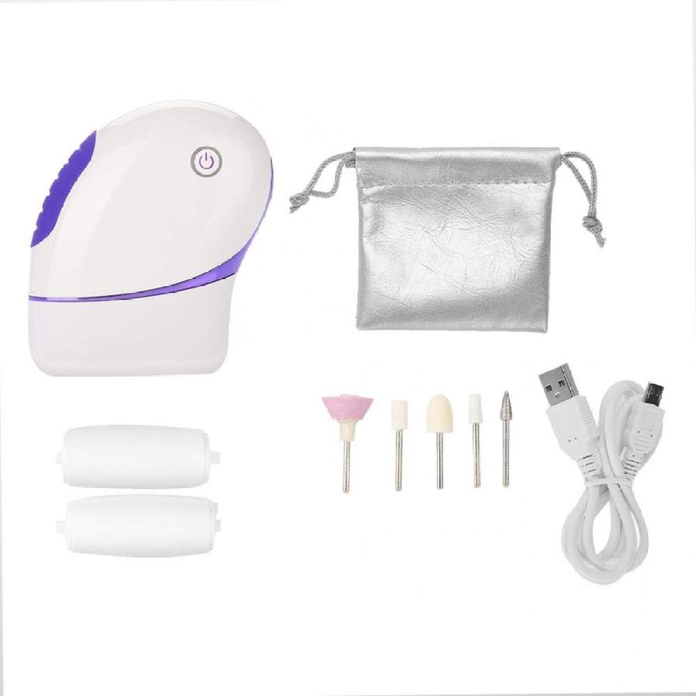 Masajeador de pies USB recargable para pies, exfoliante, depurador, pedicura, archivo eléctrico para pies