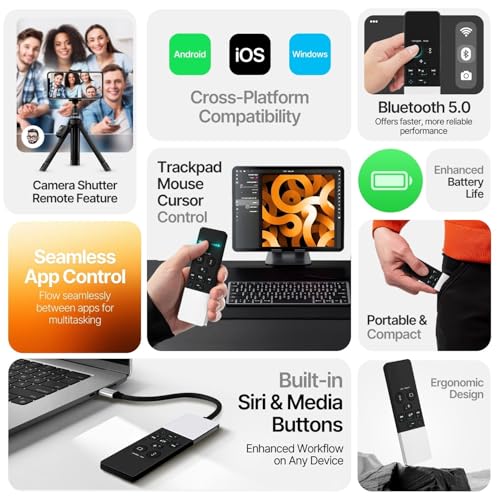 Control remoto Bluetooth para iPad: la solucion con trackpad para tu tablet 5