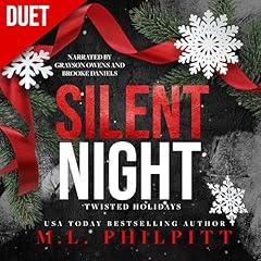 Silent Night Audiolibro Por M.L. Philpitt arte de portada