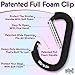 PBnJ baby Stroller Hooks for Hanging Diaper Bags - Mommy Stroller Clip and Stroller Accessories Organizer Hook - Large Carabiner Clips for Mom Purse Shopping Grocery Bag and Accessory - (1 Pack)