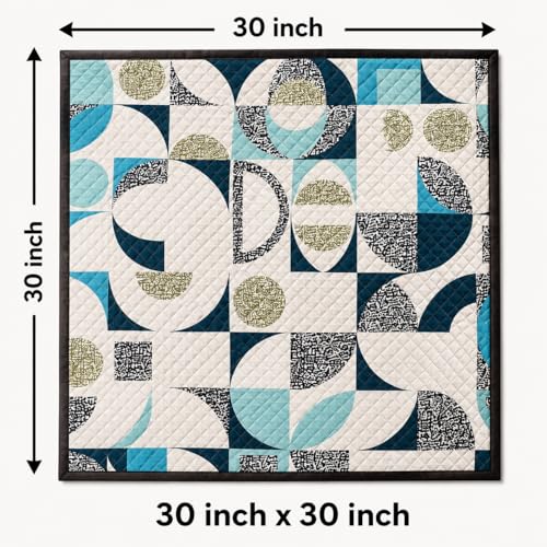 Image of Homerz Premium Reversible Bed Server | 30x30 Inch Quilted Waterproof Fabric | Foldable Dining Mat for Bed, Sofa & Floor Use (Paisley, 30x30)