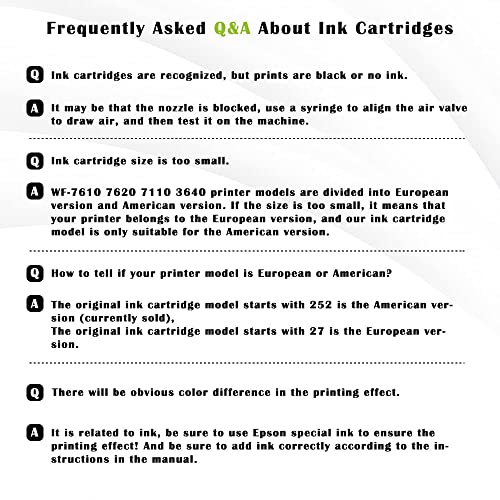 Deamos Sublimation Ink Cartridges, Empty Refillable Ink Cartridges Compatible For Wf7620 Wf-7610 Wf-7210 Wf-7110 Wf-7710 Wf-7720 Wf-3620 Wf-3640 Printers, 4Pcs Reusable Ink Cartridges Kit, Cyan #TOP3