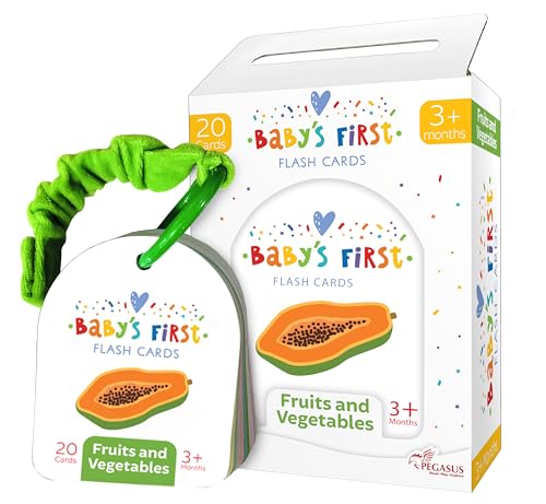 Image of Popcorn Games and Puzzles Flash Cards for Kids (Fruits and Vegetables)