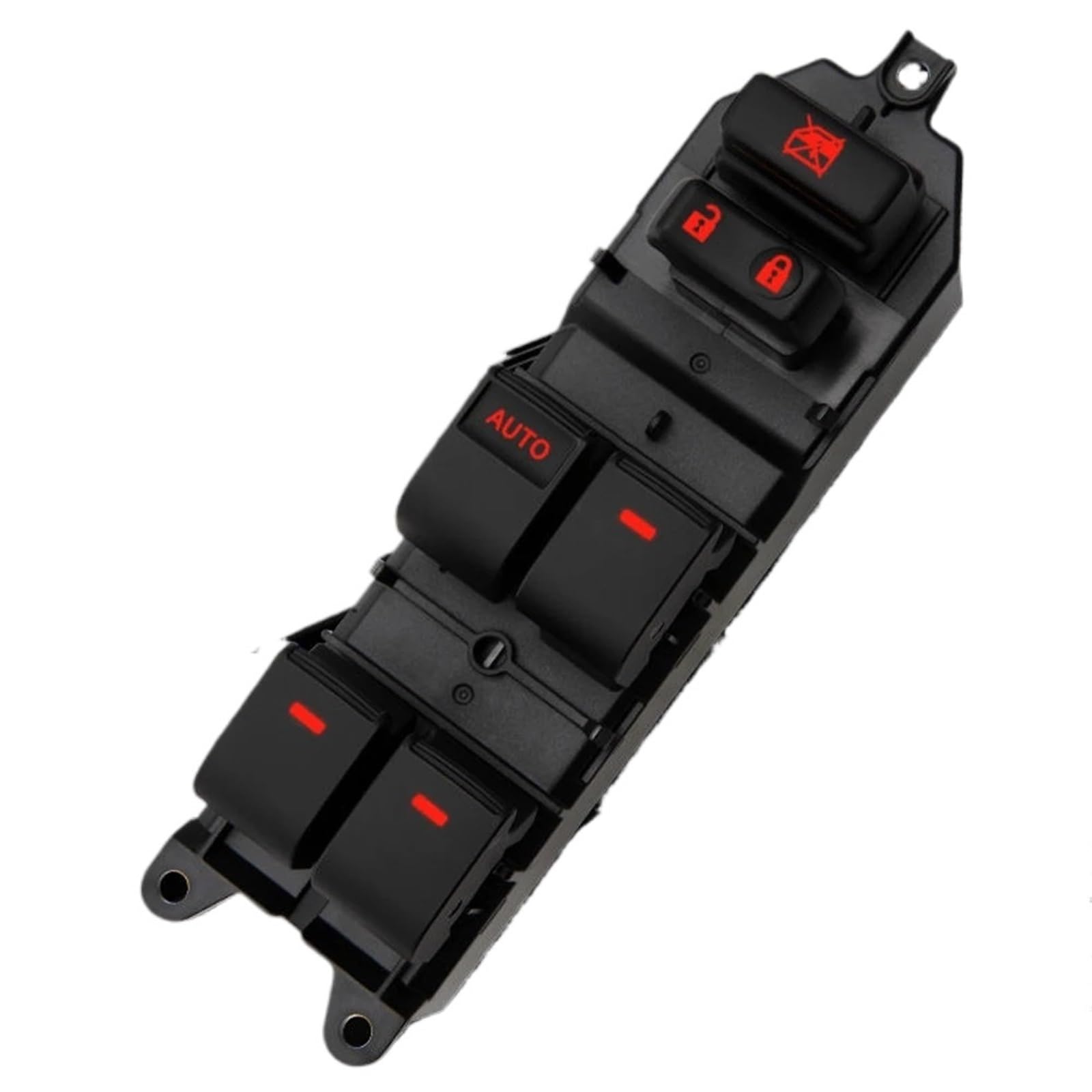 ABS-Fensterheber-Steuerschalter, Hauptfensterschalter, Hauptfensterheberschalter kompatibel for Toyota Camry 2006–2015 84820-02190 84820-06100 84820-33240(Orange)
