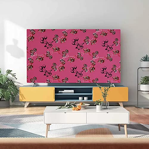 Image of Glassiano Marigold Dustproof Printed 65 inch LED TV Cover Screen Protector Compatible for All Models, Print 40
