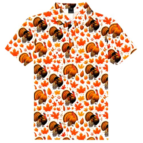 Image of AOBUTE Kids 4th of July Polo American Flag Short Sleeve Button Down Shirts Tops 3-14 Years