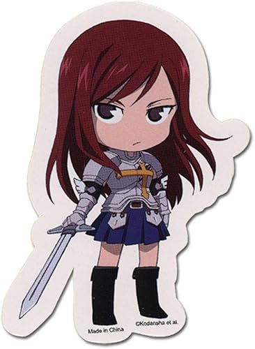 Etiqueta engomada de Fairy Tail Erza Sd