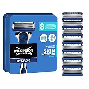 Wilkinson Sword Hydro 5 Skin Protection 8 Rasierklingen (briefkastenfähig)