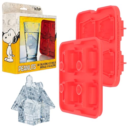 Molde de silicona 3D para cubos de hielo Peanuts Snoopy miniatura 1