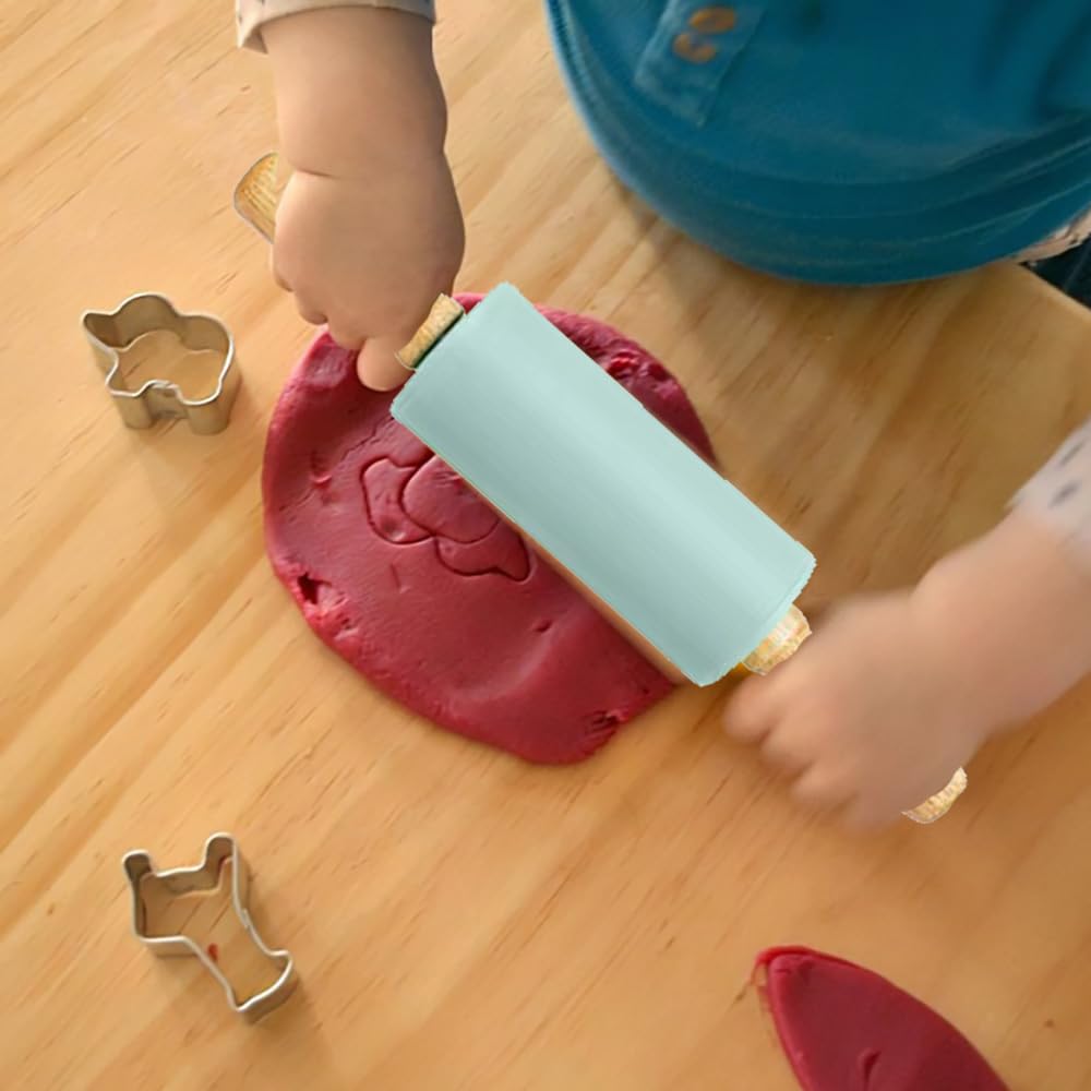 Mattarello in silicone antiaderente da 23 cm con manici in