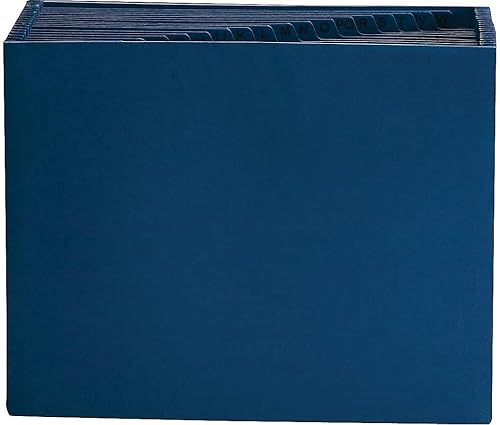 Miniatura 2 de Smead 70720 Archivos expansibles A-Z con parte superior abierta, 21 bolsillos, color azul marino