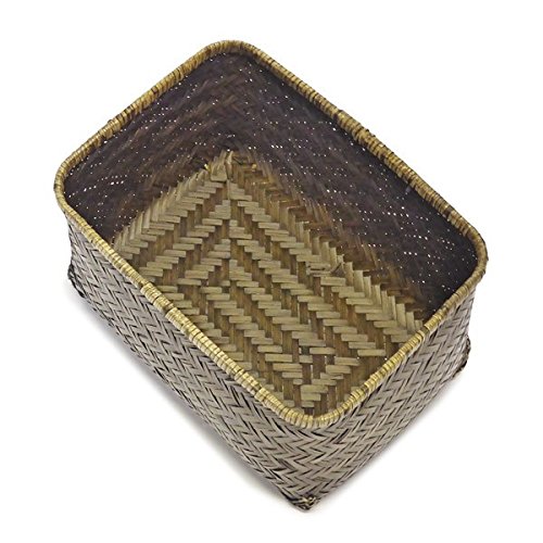Amazon.co.jp: 型番323 かごバスケット 竹かご 収納カゴ 一閑張り材料