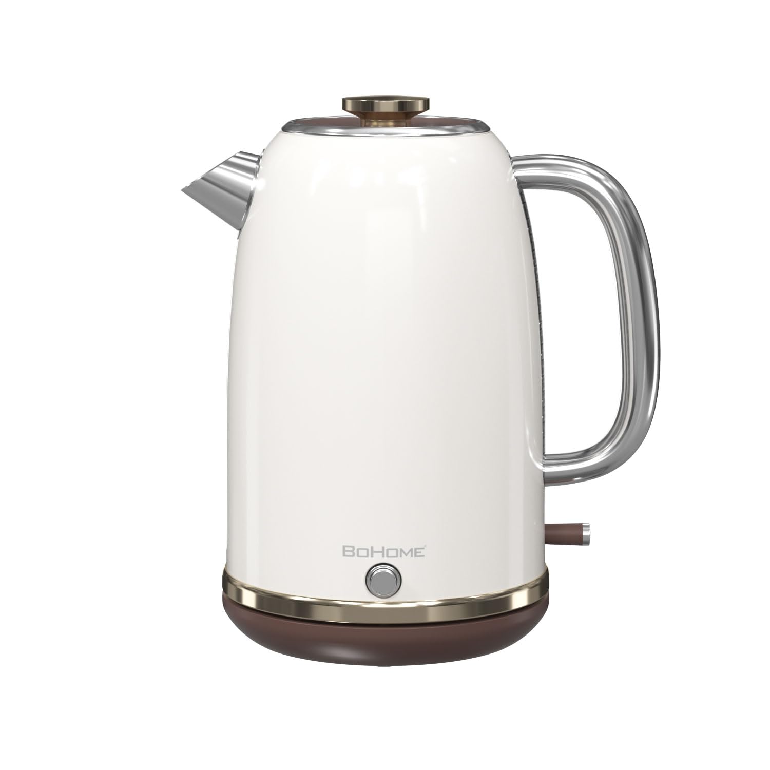 BOHOME Electric Kettle, 1.8L/1200W, Stainless Steel, Keep Warm Function, Auto Shutoff, BPA-Free, Hot Water Kettle for Coffee & Tea, No Plastic Contact with Water