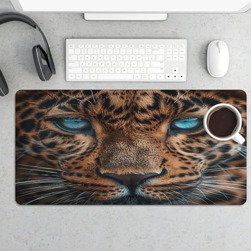 Mouse Pad Grande Leopardo Antideslizante para Oficina miniatura 5