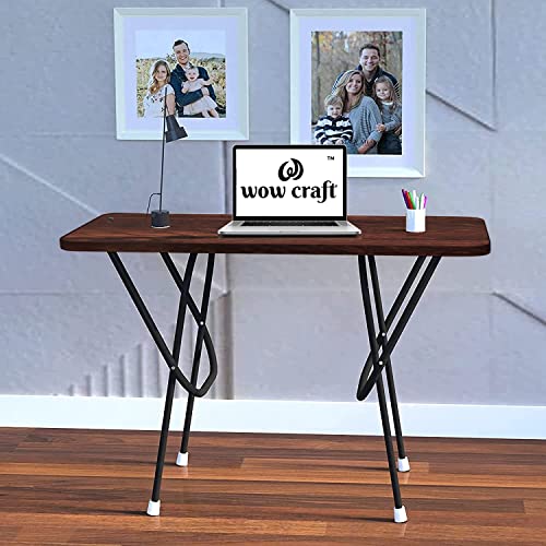 wow craft Multi-Purpose Foldable Study & Dining Table | 2-Seater Desk, Laptop Table | Matt Finish Engineered Wood, 2x3ft, FS Mango Brown wow craft Multi-Purpose Foldable Study & Dining Table | 2-Seater Desk, Laptop Table | Matt Finish Engineered Wood, 2x3ft, FS Mango Brown